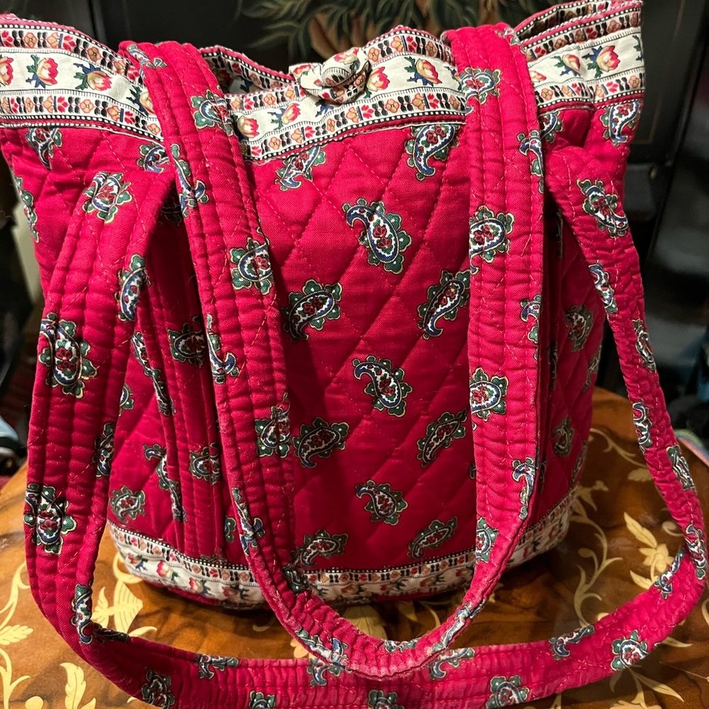 Vera Bradley quilted tote